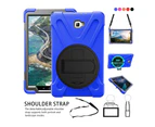 Samsung Galaxy Tab A 10.1 inch 2016 Case Model SM-T580 T585 T587 Protective Cover with Hand Grip Shoulder Strap & 360 Degree Stand