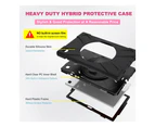 Samsung Galaxy Tab A7 10.4 inch 2020 Case SM-T500 SM-T505 SM-T507 Shockproof Protective Cover with Hand Strap, Kickstand, Shoulder Strap