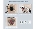 Simulation Kids Washing Machine Steamer Water Dispenser Kitchen Tool Set Gift - 4