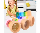 Wooden Kids Bee Eye Effect Kaleidoscope Multi Prism Observation Educational Toy - 4