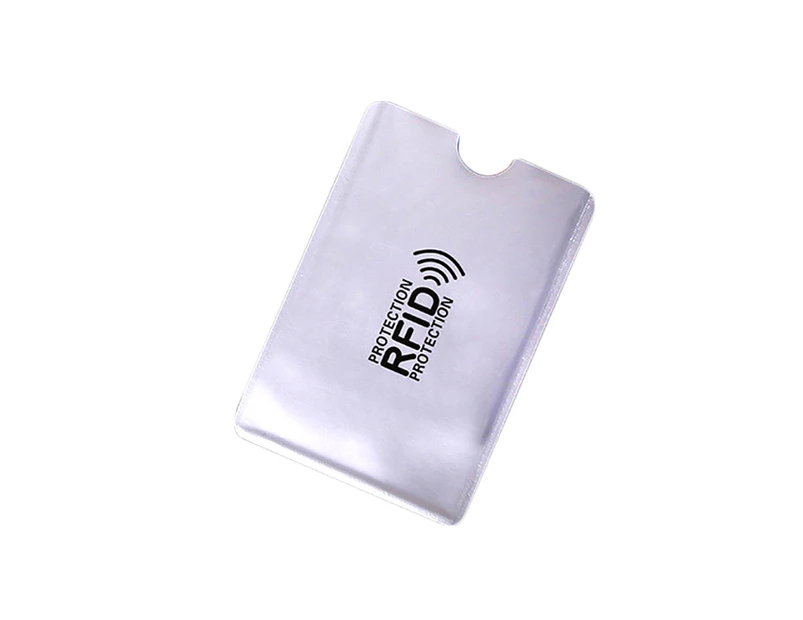 10Pcs Portable Anti-Scan Credit RFID Card Protective Anti-Magnetic Holder Bag