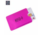 10Pcs Portable Anti-magnetic RFID Credit Bank ID Card Sleeve Protective Case Grid Golden