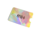 10Pcs Portable Anti-magnetic RFID Credit Bank ID Card Sleeve Protective Case Multicolor Golden