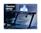 Artiss Gaming Desk Computer Desks LED Light 120CM