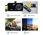 4"Car Camera Dash Cam Touch Video DVR Recorder Front and Rear Dual Camera Night Vision Parking Monitor