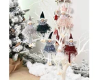 Christmas Decoration Dolls, Tree Ornaments Doll, Hanging Angel Dolls, Christmas Doll Ornaments For Children 3 Pieces