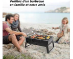 1pc-Folding BBQ Rack-Portable Barbecue Mini Foldable Charcoal Grill BBQ Grill Demountable Tabletop Grill 35 x 27 x 19.5 cm
