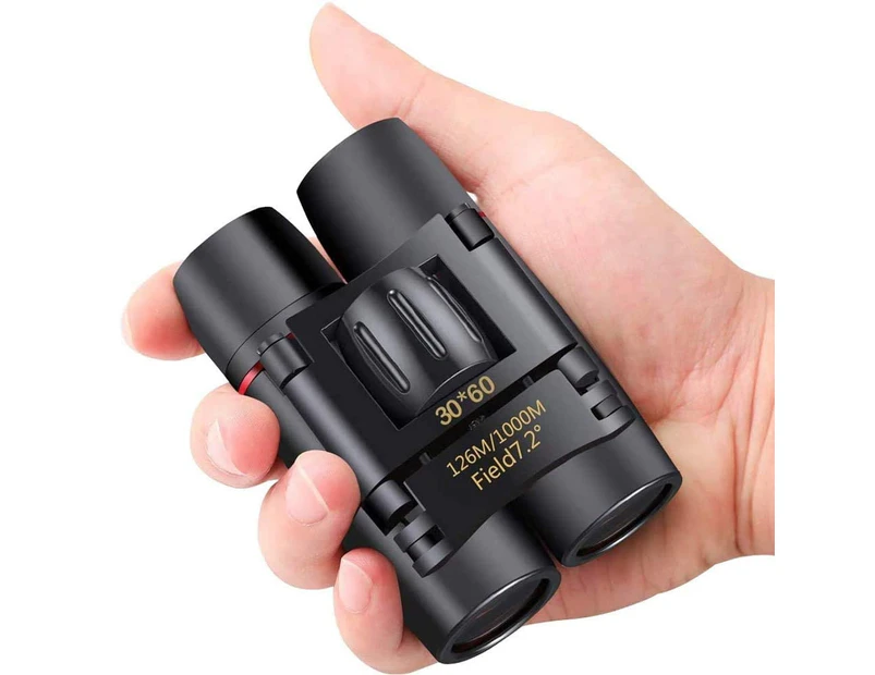 Binoculars Day Night Vision Mini Folding 30x60 Telescope Outdoor Travel