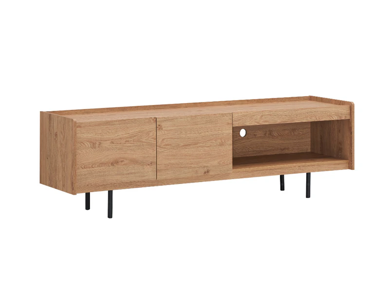 Kodu Apollo Entertainment Unit TV Cabinet TV Stand 180cm 2 doors oak woodgrain