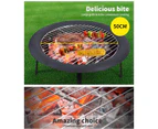 22" Outdoor Fire Pit BBQ Grill Fireplace Portable Camping Garden Patio Heater