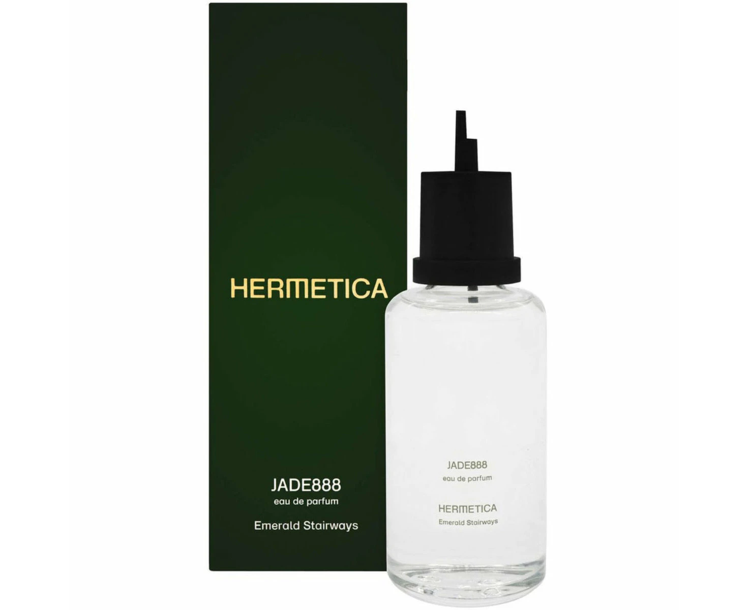 Jade888 by Hermetica Eau De Parfum Refill 3.3oz/100ml Splash New With Box