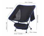 Outdoor Ultralight Portable Folding Chairs with Carry Bag Heavy Duty 145kgs Capacity