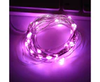 Sunshine 2/5/10m Starry String Light Bright Flexible Copper Wire Starry String Fairy Light for Wedding-Multicolor 5m