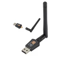 Bluebird Dual Band 600M 2.4/5.8GHz WiFi Receiver USB Network Card Adapter with Antenna