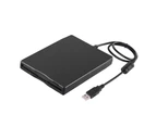 Bluebird Floppy Drive USB 2.0 Plug Play Portable 3.5-inch External Floppy Disk Reader 1.44 MB FDD for PC - Black