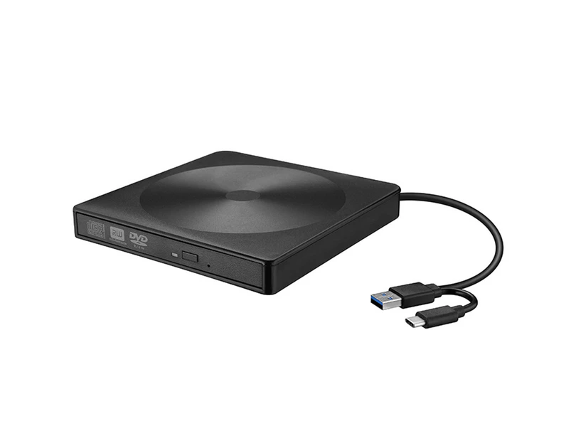 Bluebird Portable USB 3.0 Type-c External DVD Player Optical Drive for Computers Laptop - Black