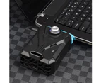 Bluebird Portable USB Side Air Extracting Cooling Fan LED Radiator for Notebook Laptop - Black
