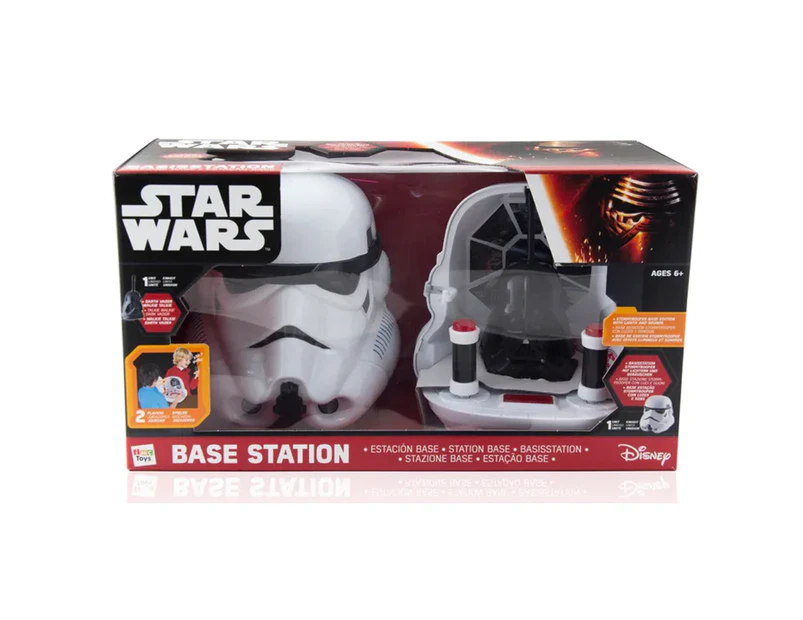 Star Wars Storm Trooper Darth Vader Base Station Light & Sound Talk 6+