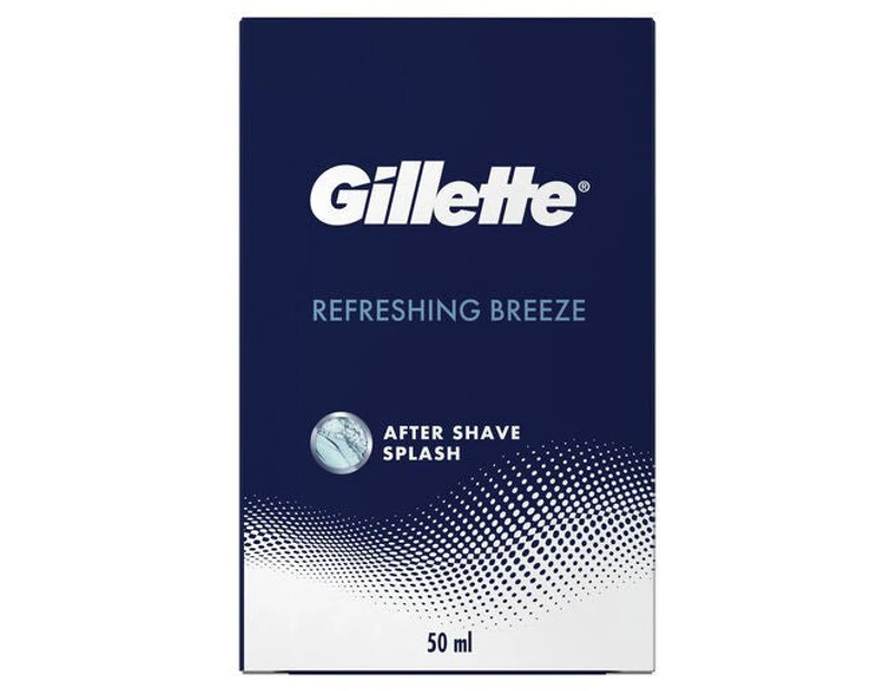 Gillette Aftershave Splash Refreshing Breeze 50ml