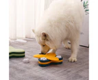 Dog Puzzle Toys Puppy, Interactive Puzzle Game Dog Toy, Treat Dispenser for Dogs Training Funny Feeding - Yellow