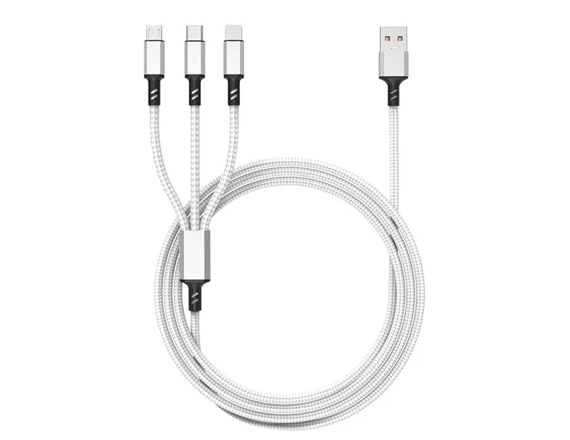 Multi Charging Cable, Multi Charger Cable Usb Cable Universal 3 In 1 Charging Cord Adapter With Type-C