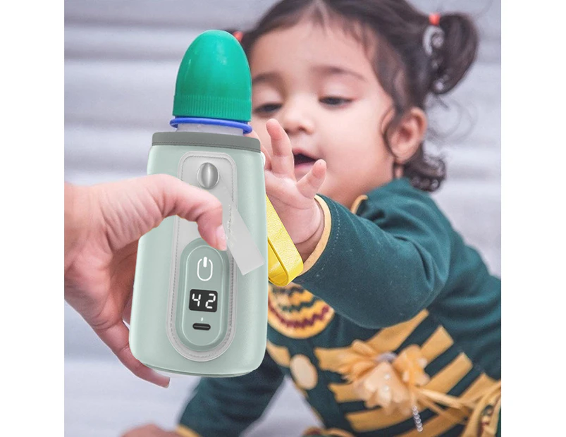 USB Portable Bottle Warmer for Baby Breast Milk, Fast Charge and Accurate Heating of Car and Travel Bottle Warmer-120mm