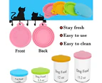 Pet Food Can Lids, Universal Bpa Free Silicone Lids For Dog And Cat Food, One Can Fits Most Standard Can Sizes