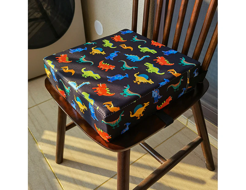 Kids Chair Cushion High Seat Pad Baby Infant Safe Booster Toddler Dinning Mat -Black
