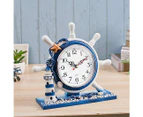 1 Bedroom Decorative Desk Clock Small Lighthouse Model Sitting Clock