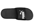Puma Men's Cool Cat V Sport Slides - Black/White