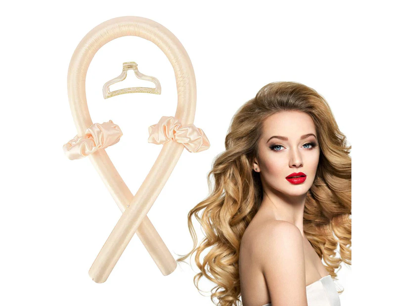 Heatless Curlers Can Used to Maintain Wavy Shape of Medium-Long Hair, Suitable for Lazy People to Curl Their Hair While Sleeping