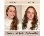Women Heatless Hair Curlers For Long Hair, No Heat Silk Curls Headband You Can To Sleep In Overnight