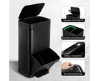 Rubbish Bin Recycling 70L Kitchen Waste Trash Can Dust Garbage Pedal Motion Sensor Dual Compartment Stainless Steel Container Household