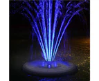 Decorative Solar Powered Water Fountain Pump with LED Lights