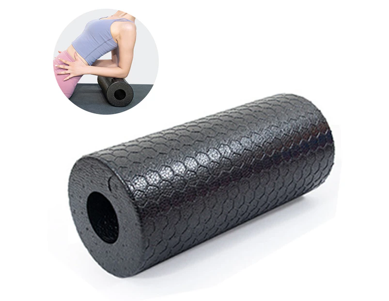 Yoga Column|Yoga Column Foam Roller - Hollow Black