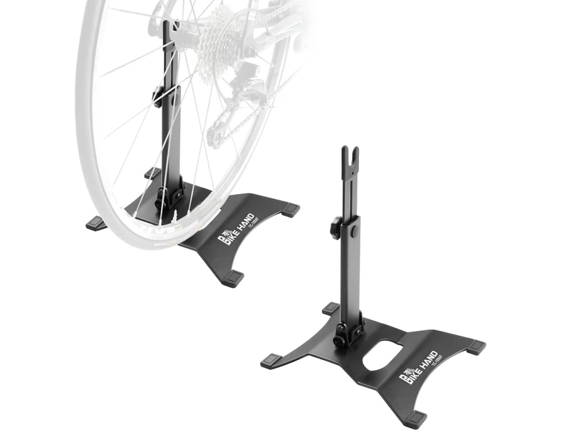 Bike stand best sale for disc brakes