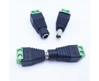 DC Power Supply Male / Female Connector Plug Adapter 12V Jack Socket Adapters Used for Video Monitor CCTV Camera Cable LED Strip Light