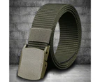 Belt Adjustable Exquisite Buckle Men Lightweight All Match Waist Belt for Daily Wear Coffee