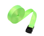 3.0m High Density Solid Pressing Buckle Strong Bearing Cargo Strap Car Motorcycle Tow Rope Strong Belt for Home Light Green