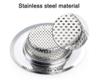 2Pcs Sink Strainer - Large Kitchen Sink Strainer Basket Stainless Steel Sink Drain Filter