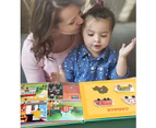 Quiet Book for Toddlers, Montessori Interactive Toys Busy Book for Kids Develop Learning Skills -Travel Theme