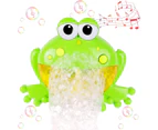 Frog Bubble Maker Foam Blower Bubbling Making Machine, Nursery Rhyme Musical Toy