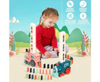 2022 Upgrade Electric Domino Train Toy Set, Creative Automatic Domino Train, Dominoes Rally Train Sets