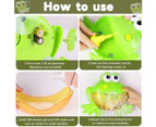 Frog Bubble Maker Foam Blower Bubbling Making Machine, Nursery Rhyme Musical Toy