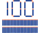 Nerf darts, pack of 100, 7.2 cm, blue foam for Nerf N-Streik Elite series,  toy gun.