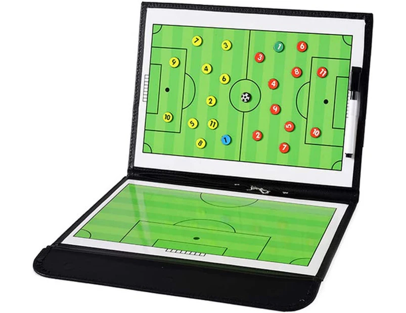 Football Coaching Board Coaches Clipboard Tactical Magnetic Board Kit With Dry Erase, Football Tactical Board