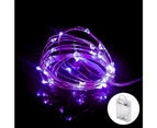Waterproof LED String Lights,16.4Ft/50 LEDs Fairy String Lights Starry ,Battery Operated String Lights light post