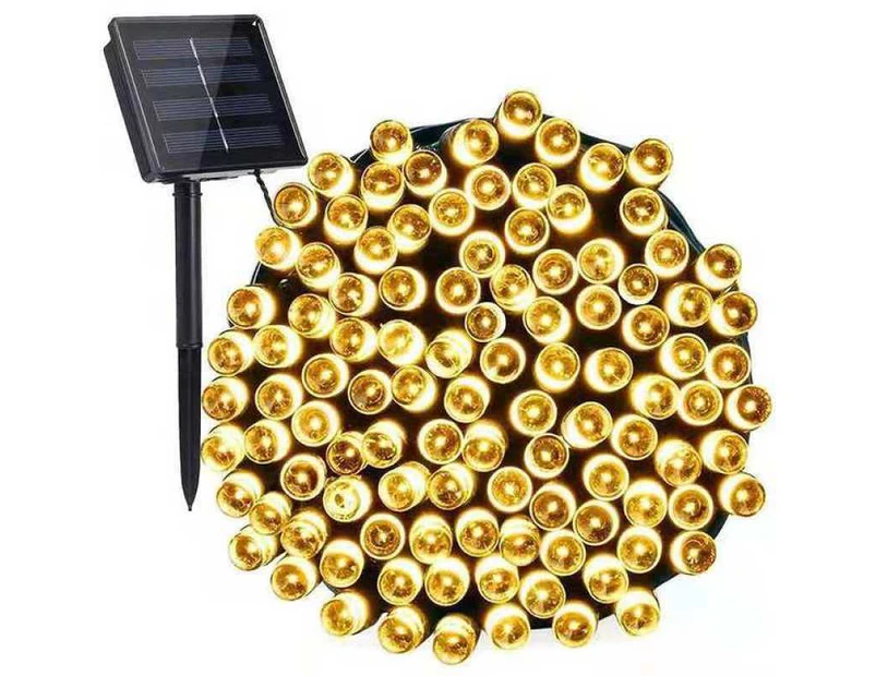 Solar String Lights-22M 200 Lights Eight Functions Solar Powered Warm White