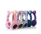 Kids Wireless Bluetooth Headphones,Wired Bluetooth Headphones,Over-The-Ear Led Lighting Kids Wireless Headphones With Mic