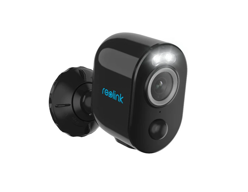 Reolink Argus 3 Pro Smart 2K 4MP Wire-Free Camera with Motion Spotlight Black